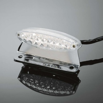 Highway Hawk H68-0601 Koncové světlo Mini s držákem SPZ LED chrom